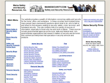 Tablet Screenshot of mainesecurity.com